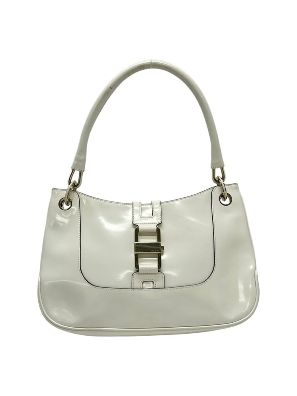 Gucci Handbag White Leather